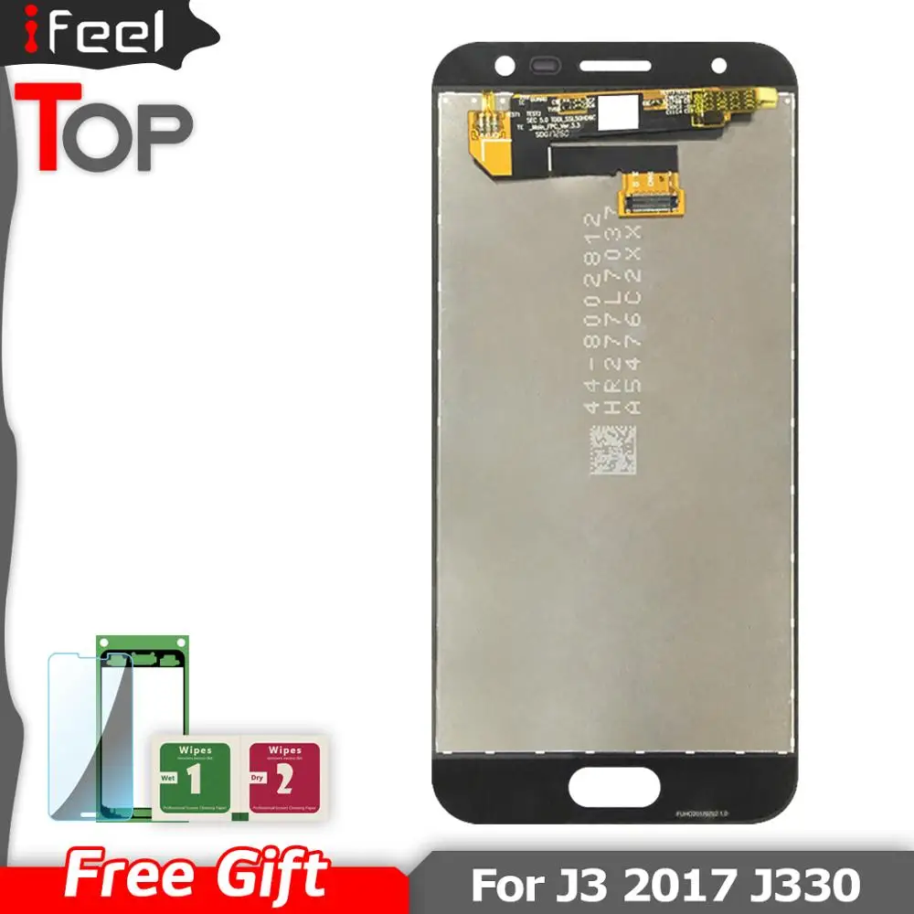 Супер AMOLED ЖК-дисплей для Samsung Galaxy J3 J330 J330F SM-J330 ЖК-дисплей сенсорный дигитайзер экран