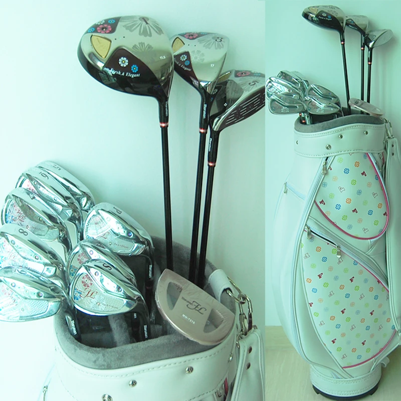 online Novas Mulheres Clubes De Golfe Maruman Fl Conjuntos Completos De Golfe Motorista De Madeira Ferros Putter Saco Eixo Grafite Frete Grátis