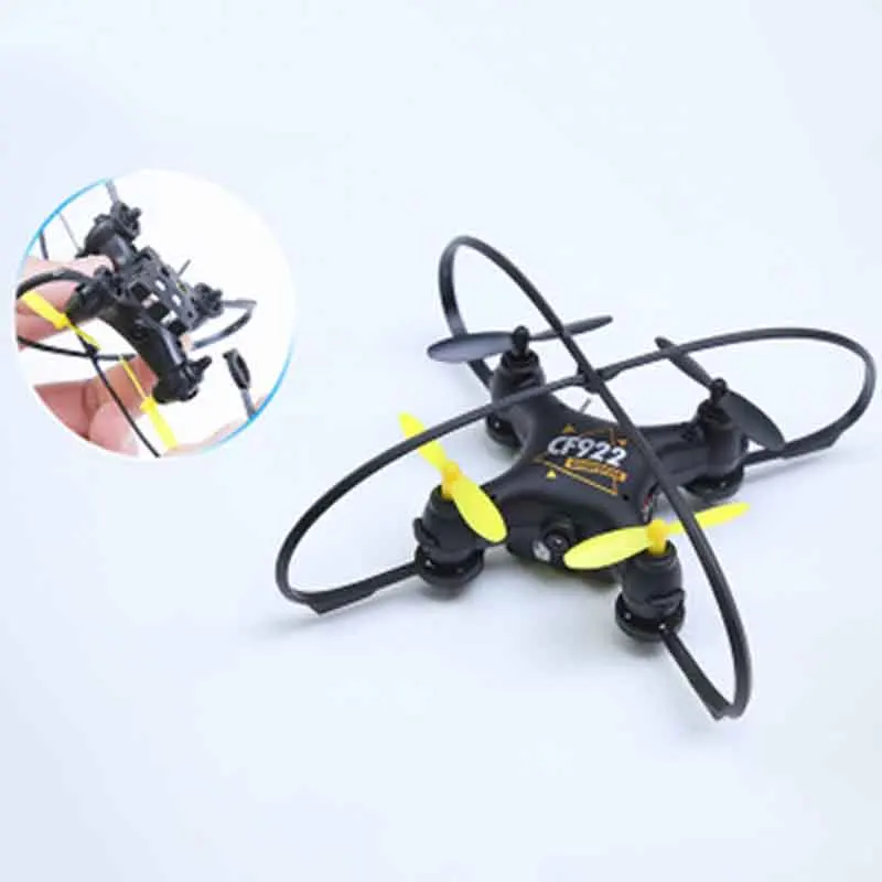 RC Квадрокоптер Мини карманный Дрон с камерой HD 2,4G 4CH 3D флип Безголовый режим Дрон Вертолет игрушки VS S9hW S9