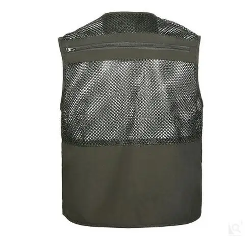 L/4Xl Mens Spring And Autumn Casual Large Size Multi-Color Vest Coats Mesh Patchwork Summer Leisure Male Waistcoats Vests K337 | Мужская