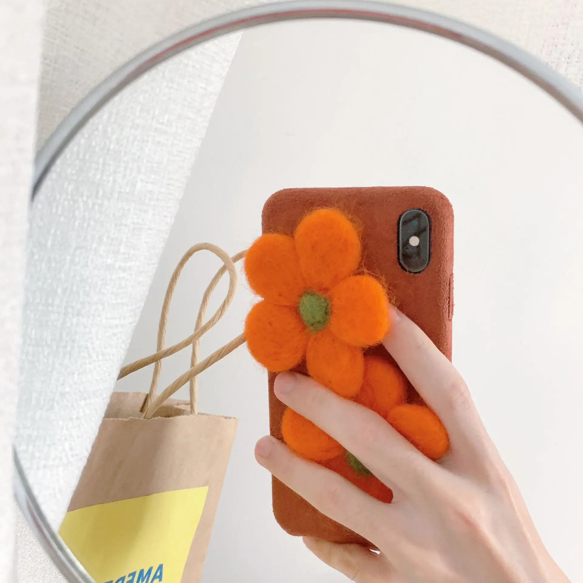 DECOCASE прекрасный цветок DIY Девушки телефонные чехлы для iphone 6 6s 7 8 Plus X XR XS Max чехол plus