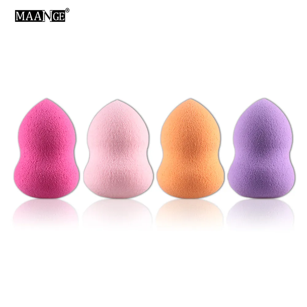 4 вида цветов мягкая мини форма капли основа для макияжа губки буффы BB крем