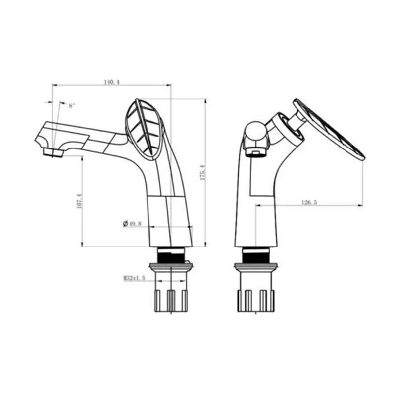 Smesiteli оптовая продажа новый стиль латунь на бортике кран для бассейна поворотный