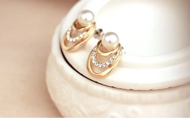 Новые Модные Простые изящные ювелирные изделия темперамент Элегантные Имитация