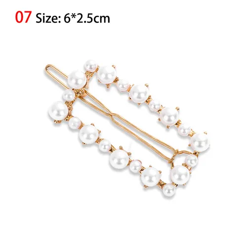 style L-07 1 шт., модные женские заколки для волос с листьями и перьями, металлические геометрические шпильки, заколка для волос, украшение для волос, вечерние аксессуары для волос - Цвет: style L-07
