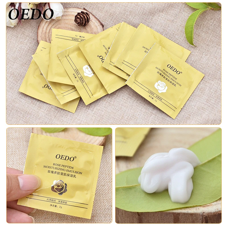 50pcs Rose Peptide Moisturizing Emulsion Skin Care Whitening Anti-aging Oil-control Repair Water Lock Anti Wrinkle Face Cream | Красота и
