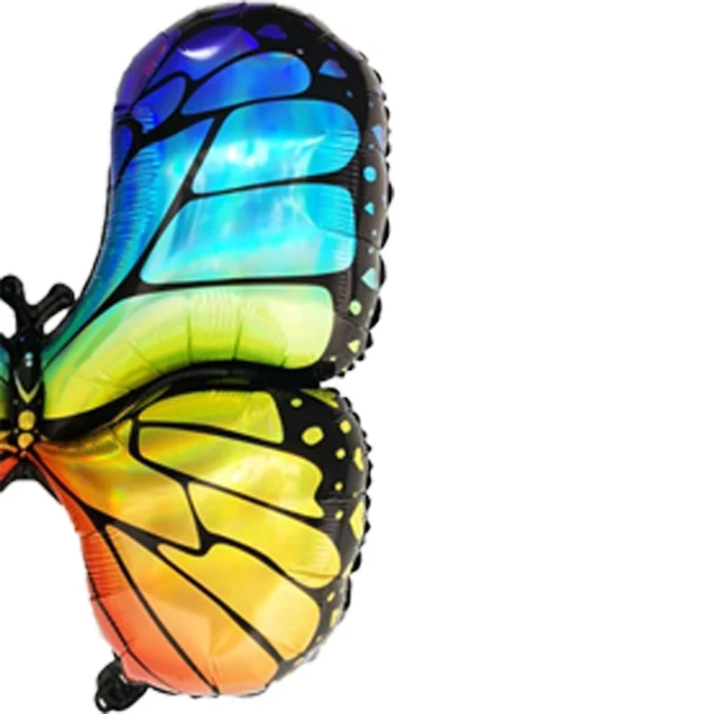 1 шт. Новинка алюминиевая пленка с бабочками шар красной шапкой пингвин молния