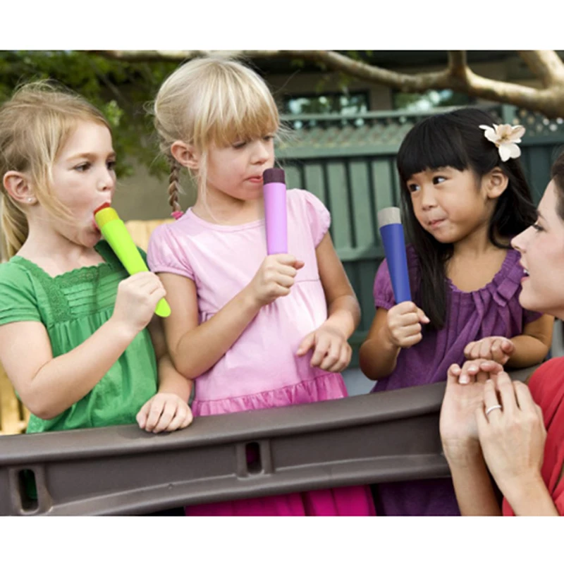 4 шт./лот Еда Класс силиконовая форма для льда Форма мороженого Замороженные