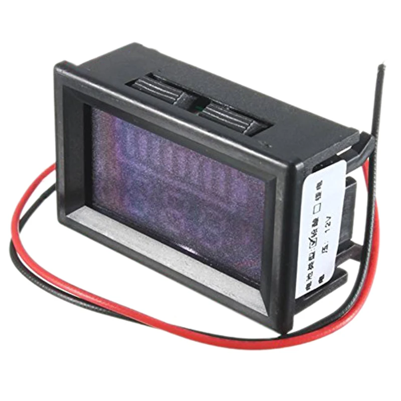 Digitale 12V Saeure Bleibatterien Indikator LED Akku kapazitaet Tester Volt Blei-Saeure-Batterien LED-Anzeige Akku-Kapazitaet Te |
