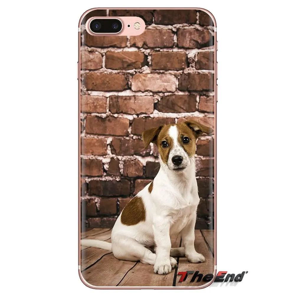 Прозрачный ТПУ кожаный чехол для huawei mate Honor 4C 5C 5X6X7 7A 7C 8 9 10 8C 8X20 Lite Pro Джек Рассел