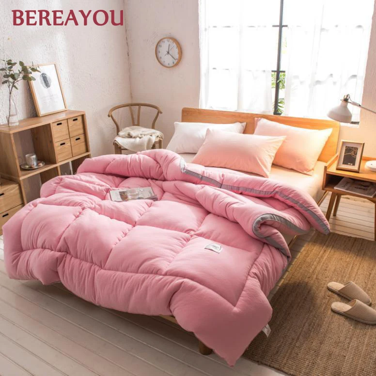 Высококачественные пододеяльники белое однотонное одеяло постельное белье