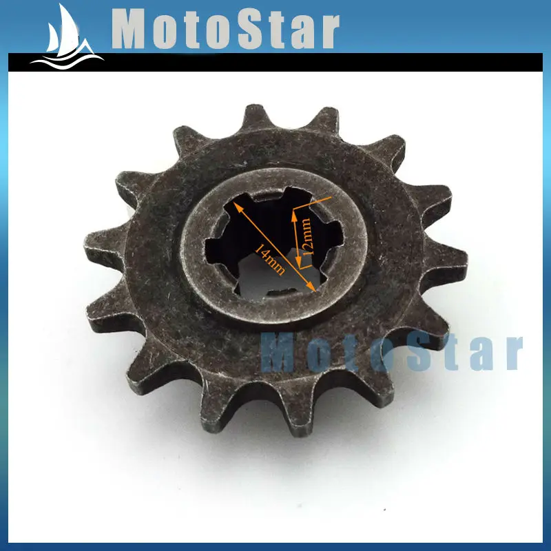 Minimoto Engine T8F Clutch Drum Gear Box + 14 Tooth Sprocket For 2 Stroke 47cc 49cc Mini Baby Kids Crosser Dirt Bike Motard | Автомобили и