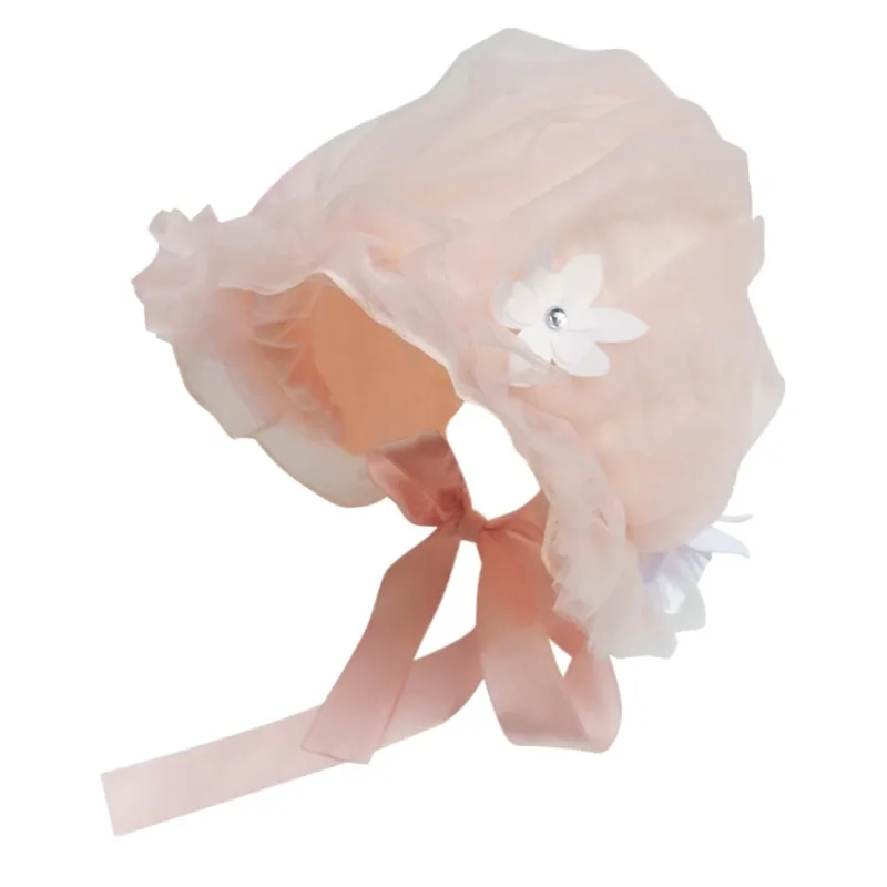 

Fashion Baby Cap Solid Color Hollow Hat Infant Newborn Kids Hats Lace Caps Children Summer Hats Princess 4-20M