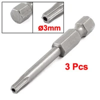 uxcell 3 pcs replacement t15 tip 50mm long magnetic torx screwdriver bits