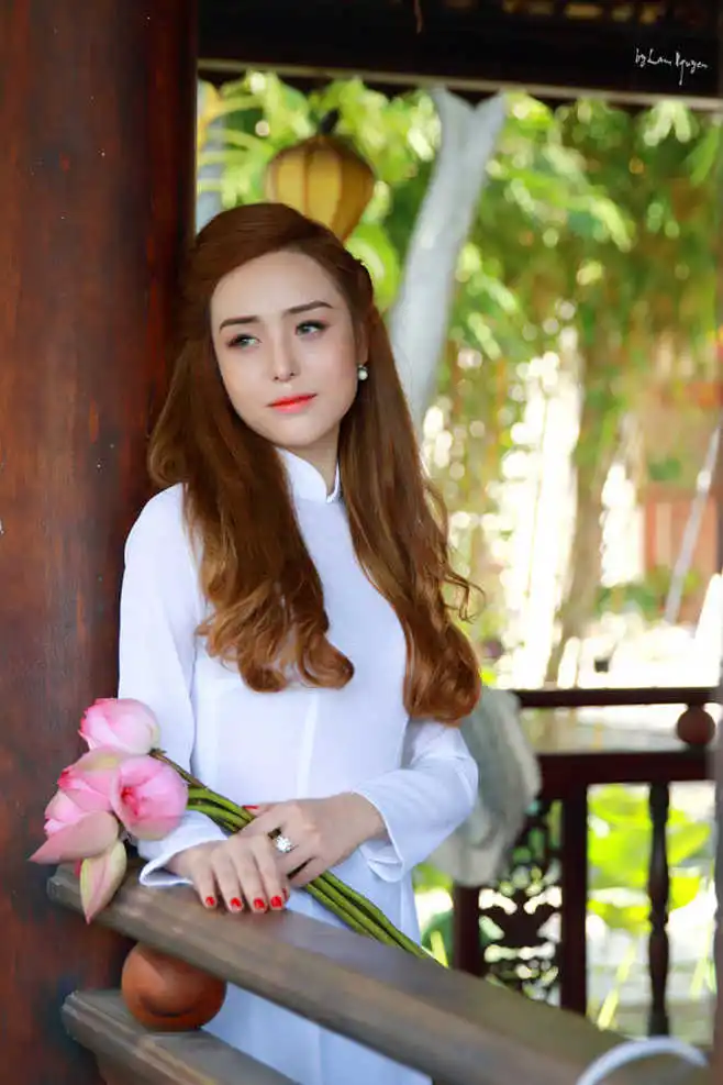 Белая женская традиционная одежда aodai вьетнамская Ao dai вьетнамские халаты и брюки