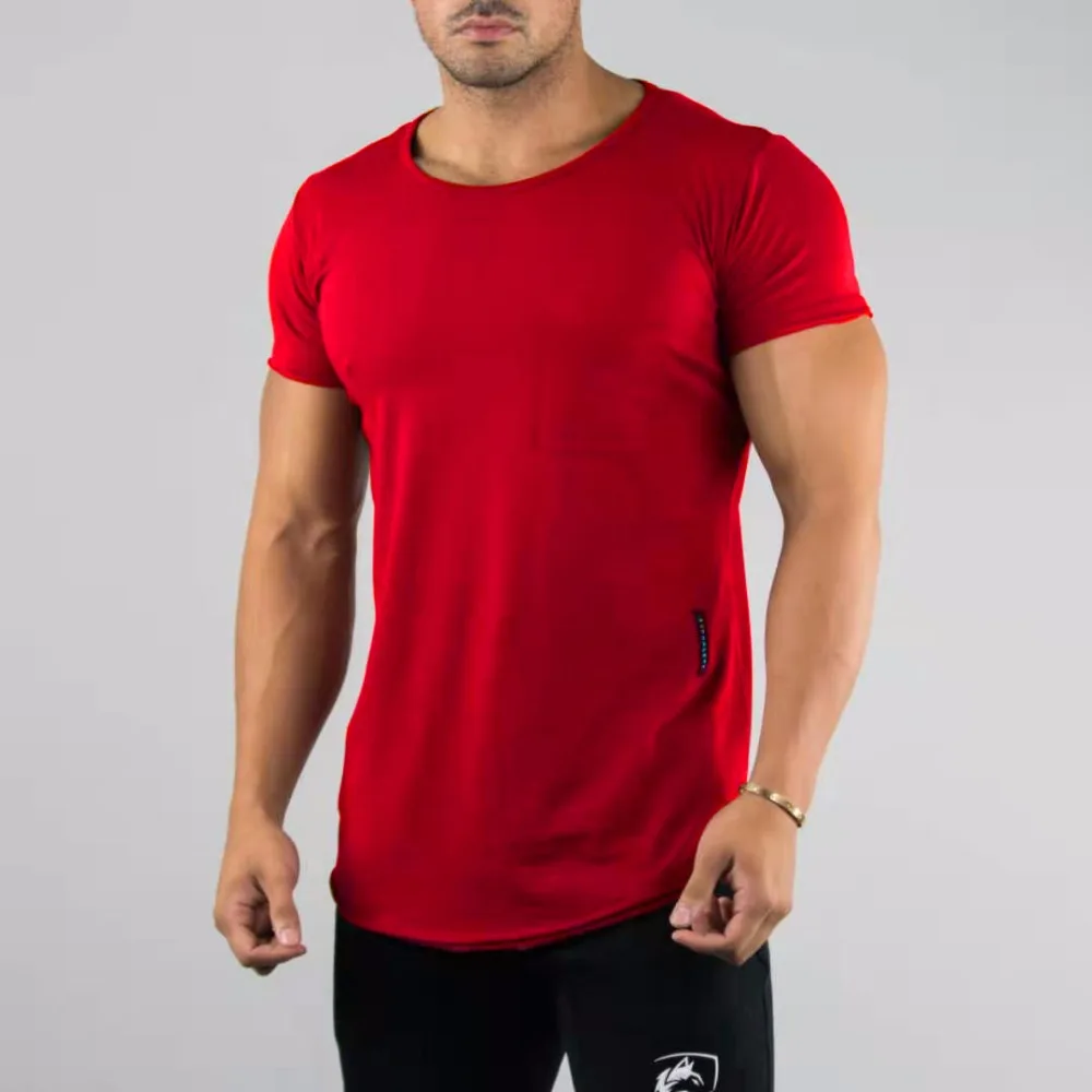 ALPHALETE Новая мужская летняя Фитнес Бодибилдинг хлопковая футболка спортивные