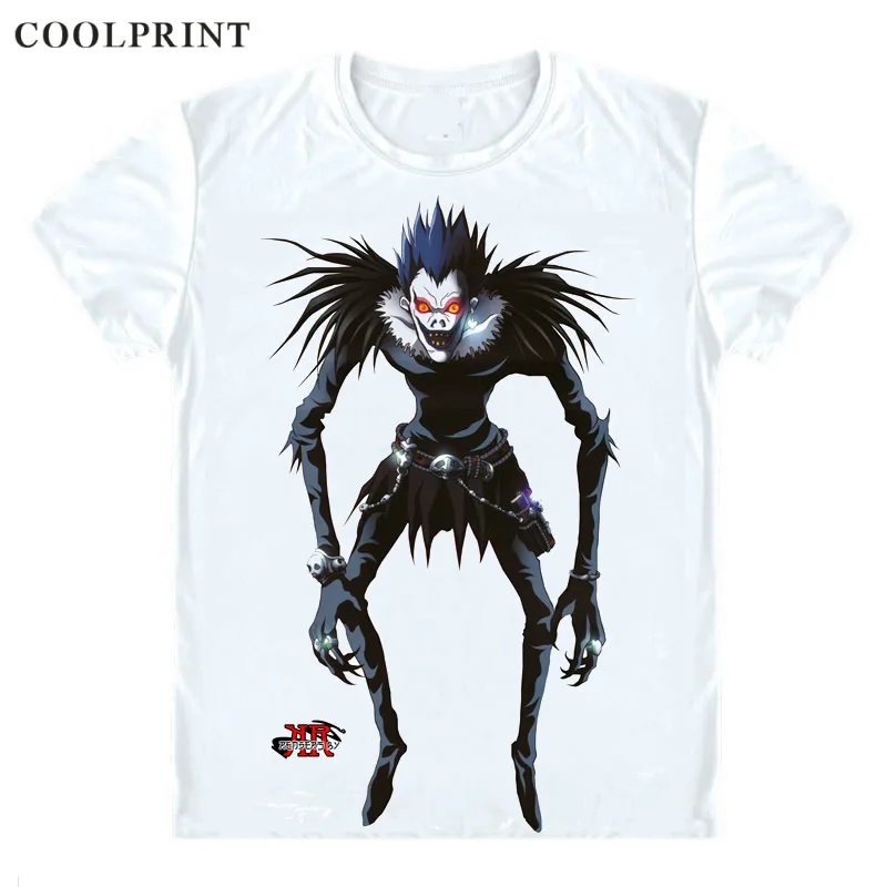 Рядом с Ryuk Matt Ryuku Shinigami футболка для мужчин с надписью «Death Note Desu Noto» Повседневная футболка премиум-класса футболки с короткими рукавами с принтом