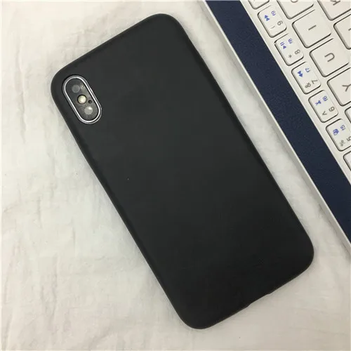 black UBERAY, Роскошный чехол для iphone 7, чехол для iphone X, кожаный чехол, мягкий ТПУ, капа, красный, черный, простая деловая пленка для iphone 6, 6s X - Цвет: black