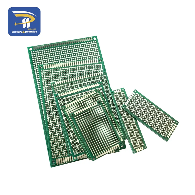 8 шт. PCB Прототип платы 2,54 мм контурная Луженая универсальная стрипборд Veroboard Двусторонняя 2X8 3X7 4X6 5X7 6X8 7X9 8X12 9X15 см
