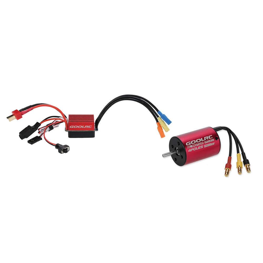 Оригинальный бесщеточный двигатель GoolRC S2838 3200KV и ESC Набор для 1/12 1/14 RC Car Truck |