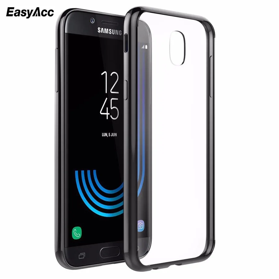 Для Galaxy J5 2017 J530 тонкий Противоскользящий не царапающийся Чехол Мягкий ТПУ