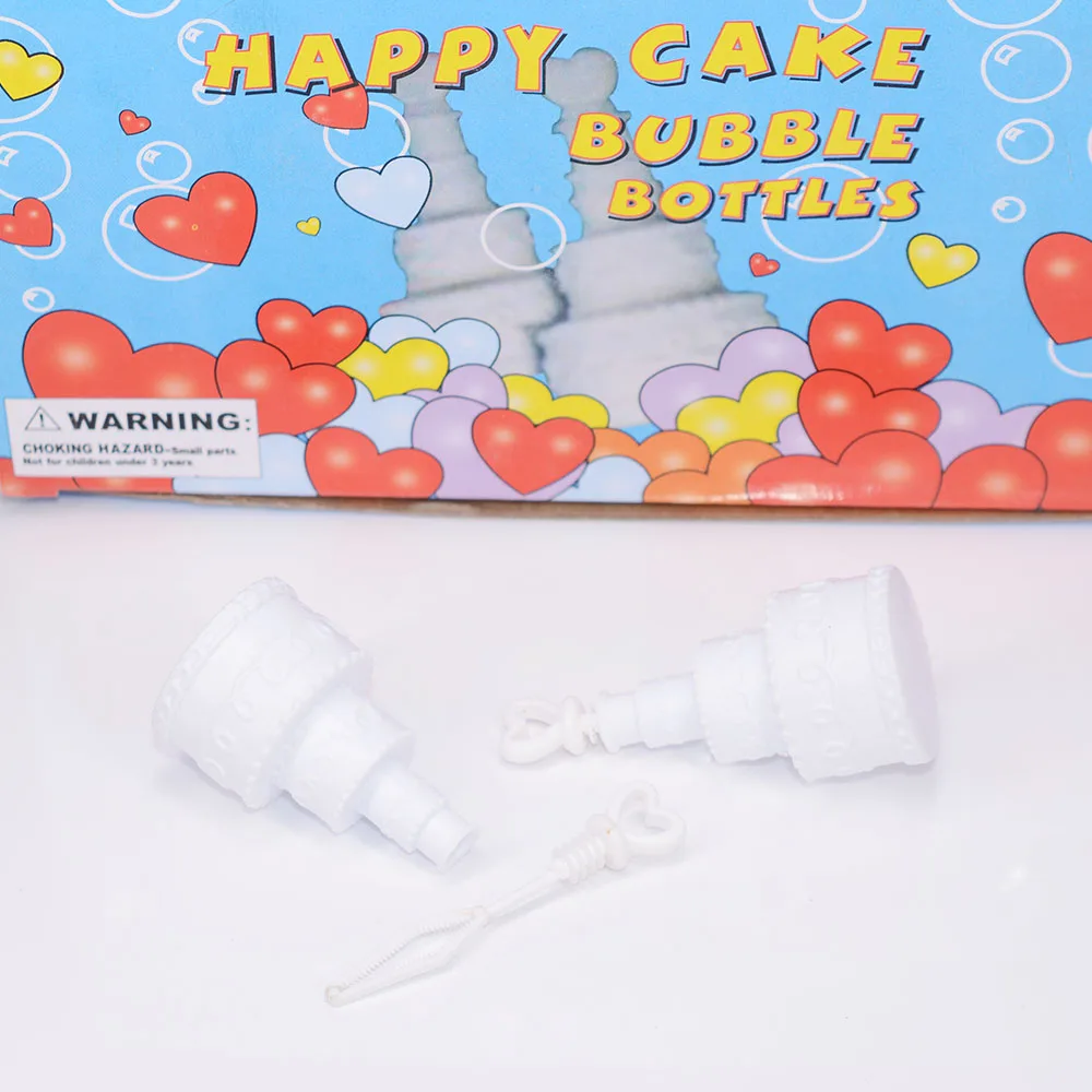 48 штук мини шампанские пузыри свадебные украшения любовь сердце торт бутылки с