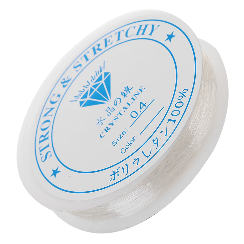 Прозрачная эластичная нить 10 м эластичный шнур для изготовления ювелирных