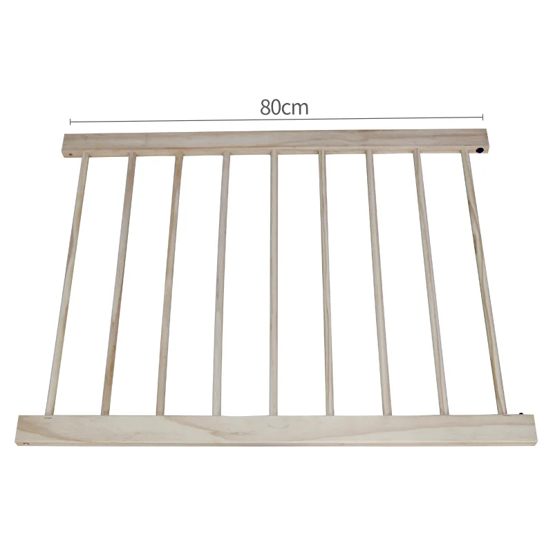 80cm pannel Экологичный детский игровой Забор высотой 61 см из цельного дерева с воротами, детский манеж для экспорта без запаха, детский забор для здоровья, много размеров, Отправка подарков - Цвет: 80cm pannel