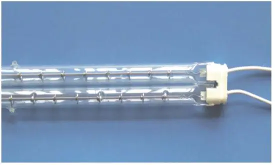 

Gold Twin Tube Carbon Fiber Infrared Heating Element for Glass Bending