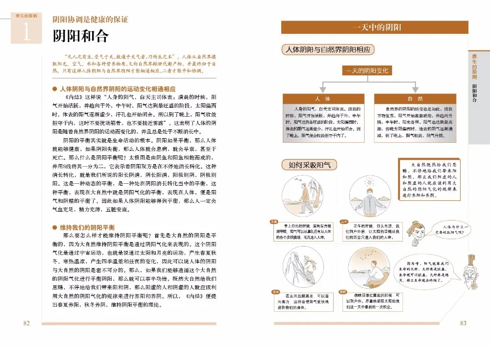 Внутренний Canon Huangdi с картинкой легко понять Китайская классическая медицинская