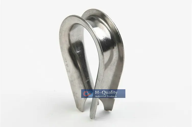 

100PCS/Lot M2 Stainless Steel 304 DIN6899 Wire Rope Cable Thimbles