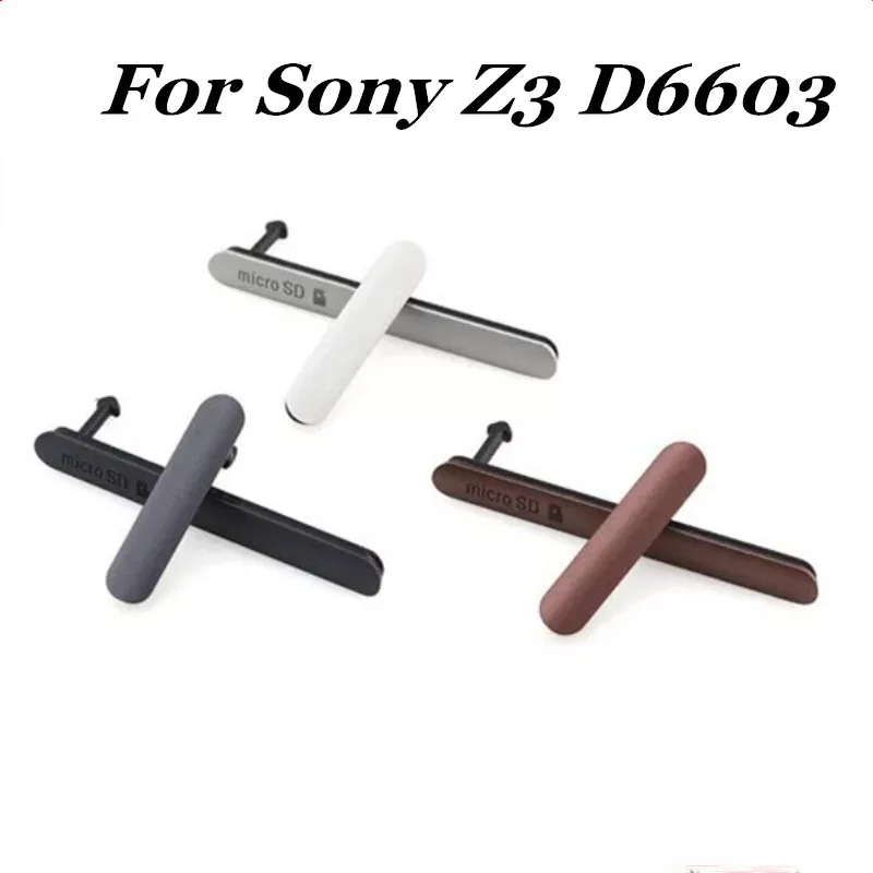 Новая пылезащитная заглушка для Sony Z3 D6603 Micro SD слот SIM-карты разъем наушников USB