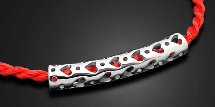 Мужская длинная трубка кулон ожерелье со стильным 925 пробы серебро Простая