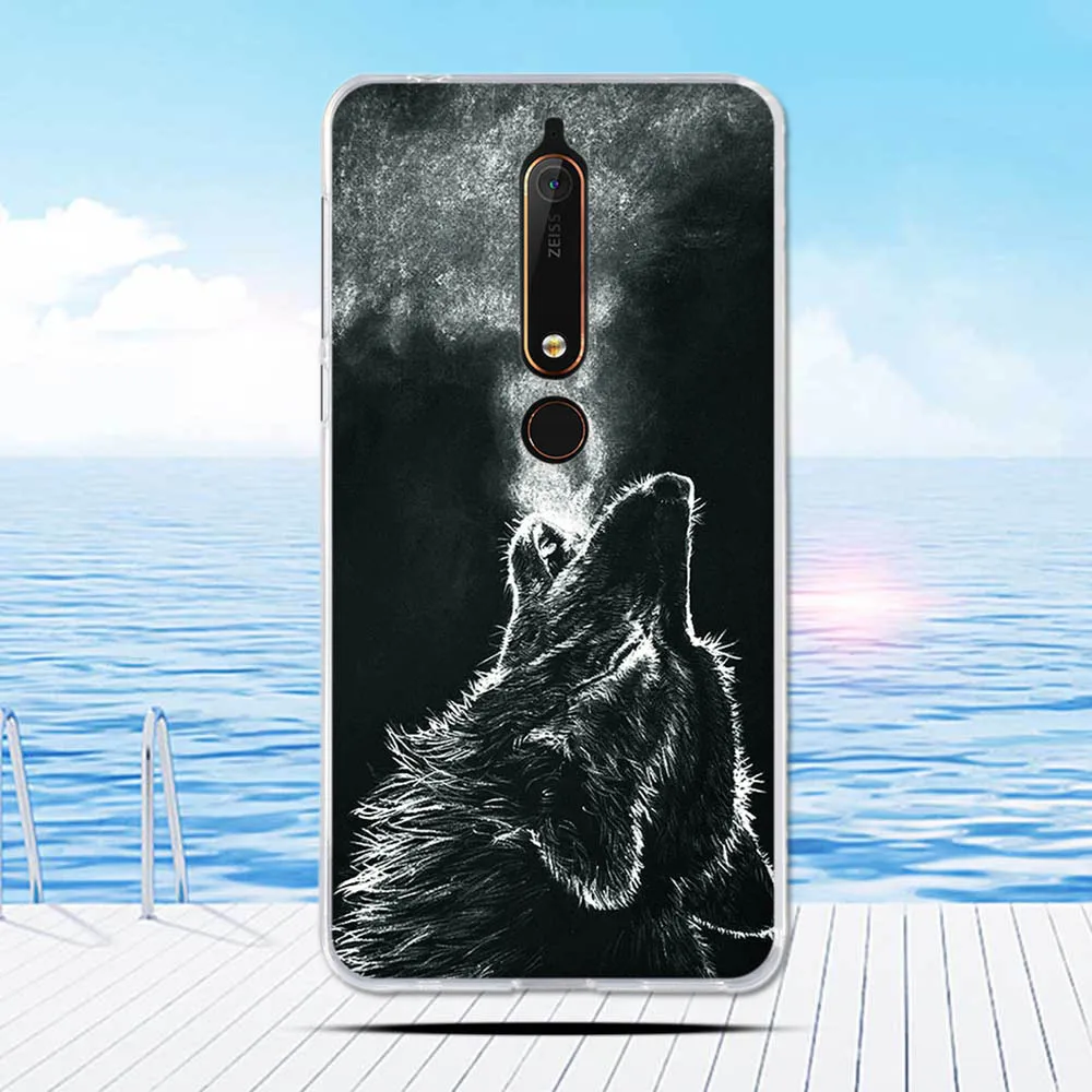 Для Nokia 6 1 чехол TA-1068 TA-1050 TA-1043 TA-1045 чехлы для телефонов Чехлы Мягкий силиконовый