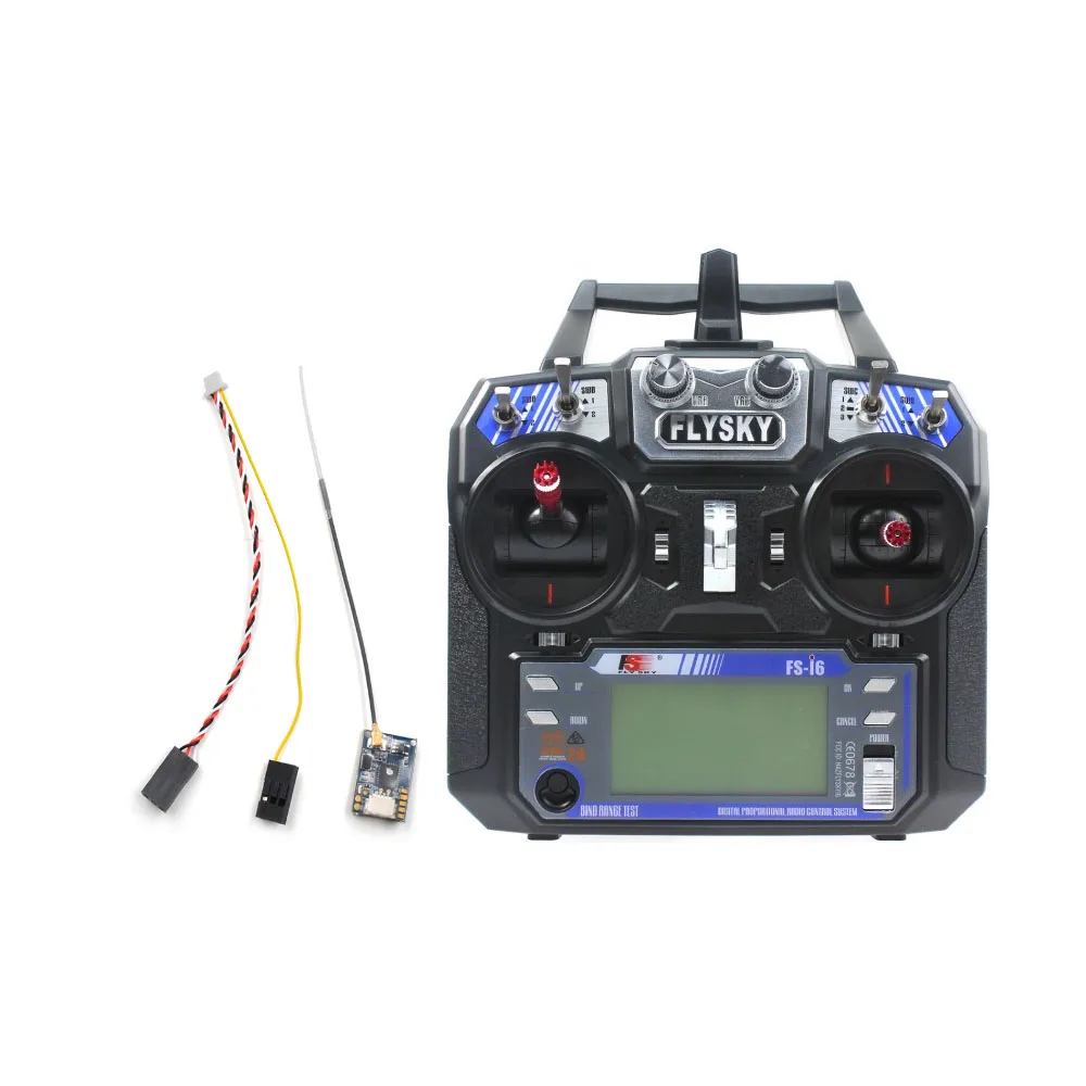Flysky FS i6 6CH 2 4G AFHDS 2A ЖК передатчик радиосистема с ресивером для FPV Racer Mini Drone