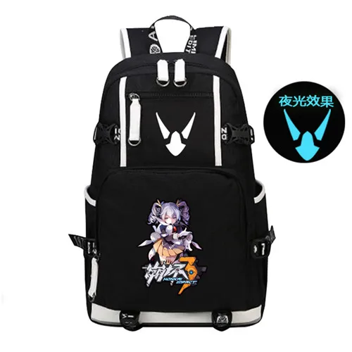 Игровой Honkai Impact 3 киана каслана рюкзак для путешествий Kawaii женский рюкзак Mochila Feminina школьные сумки Oxford большая книжная сумка - Цвет: 16