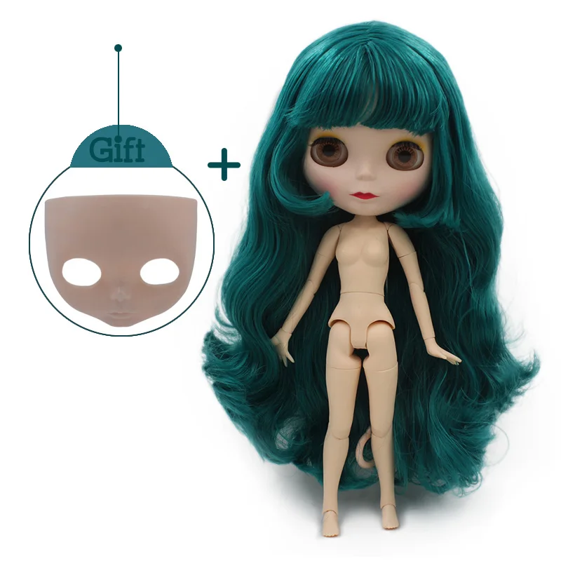Matte Face SNO.1 Шарнирная кукла Blyth, Neo Blyth кукла Обнаженная Заказная матовое лицо куклы можно изменить макияж и платье DIY, 1/6 шарнирные куклы SO29 - Цвет: Matte Face SNO.1