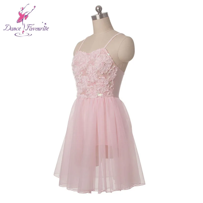 Girl &amp Women Sequin Lace Top Bodice Ballet Dress Ballerina Stage Performance Costumes Dance Pink | Тематическая одежда и