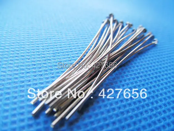 Плоские головные уборы серебристого/белого цветов 50 мм 2 дюйма 200 шт. фурнитура