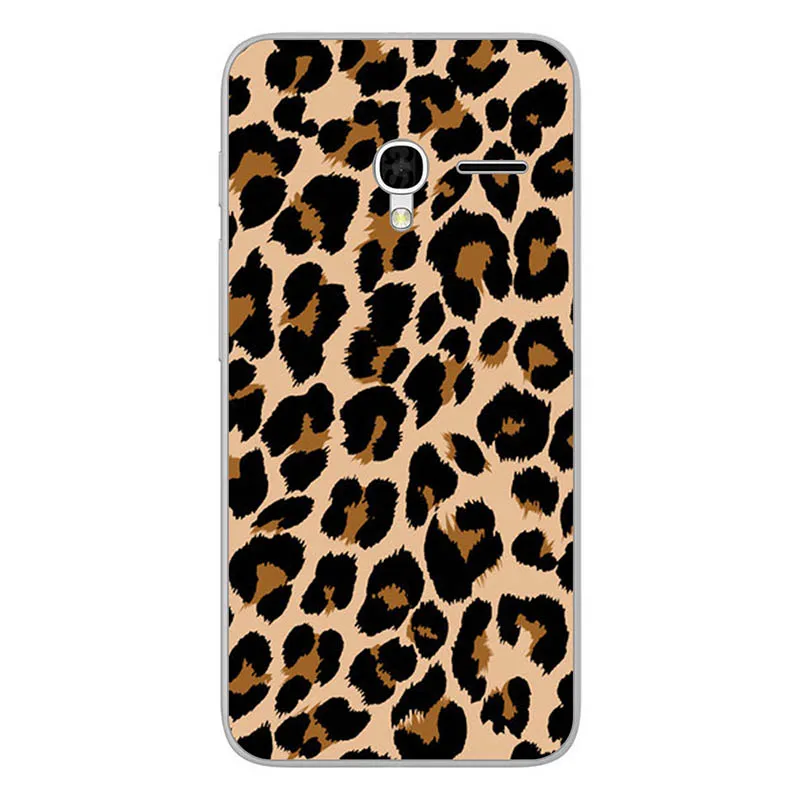 M086 Мягкий с рисунком из ТПУ чехол для Alcatel One Touch Pixi 3 4,5 4G версия 5017D 5019D 5019 чехол для телефона s задняя крышка цветок - Цвет: M086