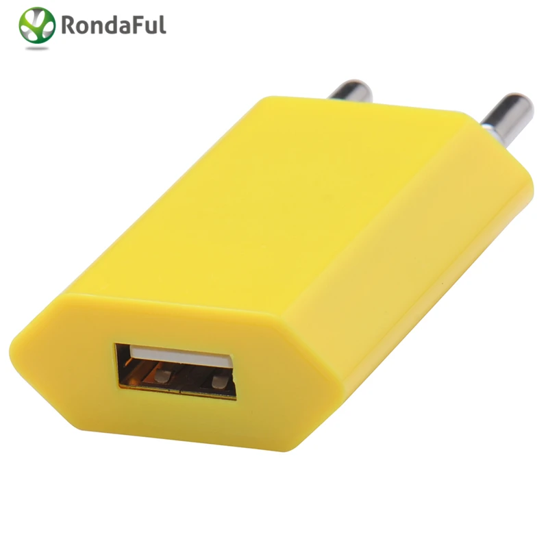 USB адаптер для зарядного устройства с европейской вилкой iPod iPhone 6s 6plus дорожное