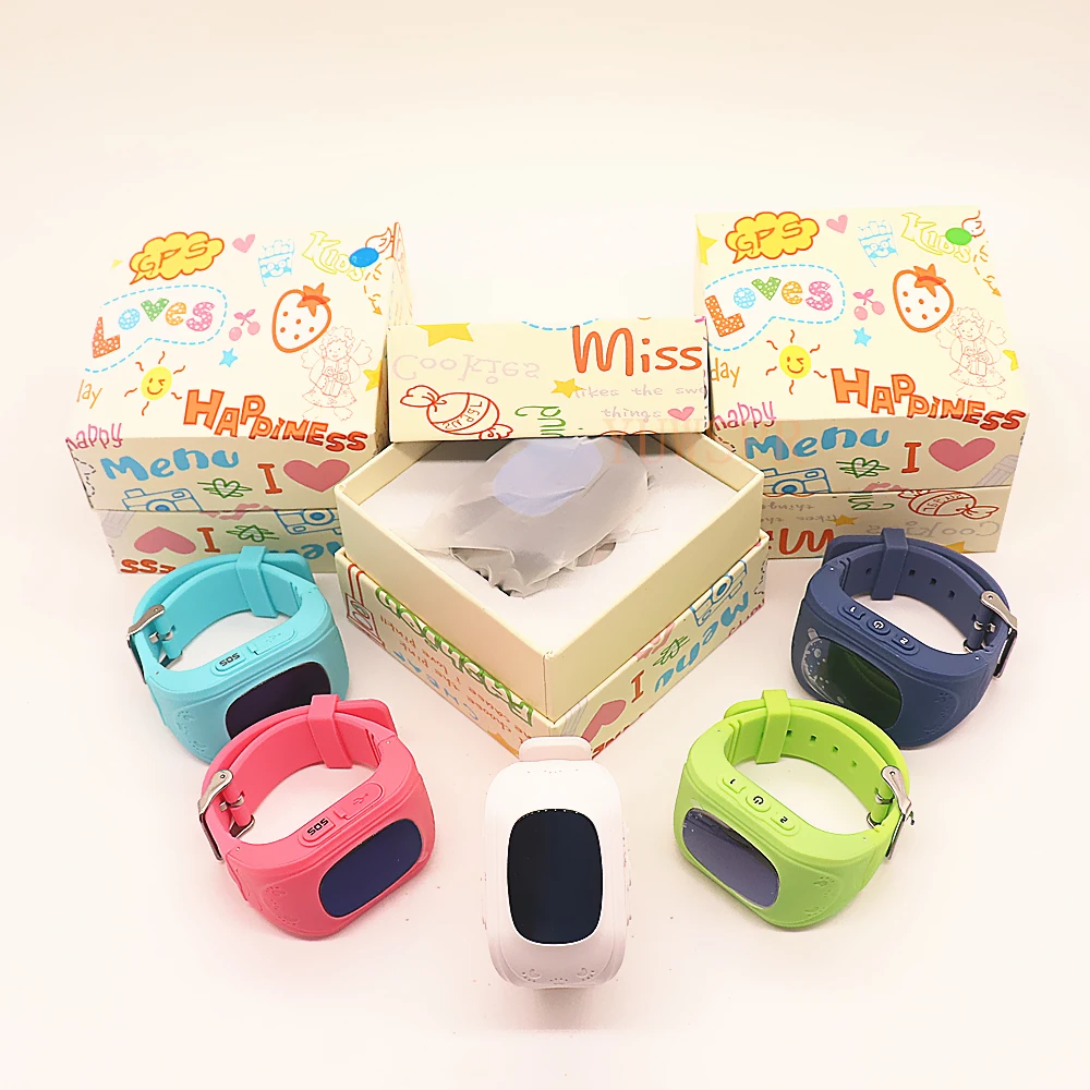 Детские часы с GPS-трекером SOS GPS местоположение SIM-карта IOS Android сотовый телефон