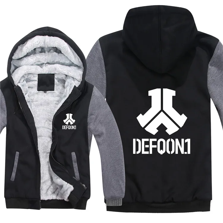 Большие размеры 5XL мужские толстовки новые Defqon 1 толстовки куртки зимние мужские повседневные толстые флисовые популярные хип хоп толстовки - Цвет: 2