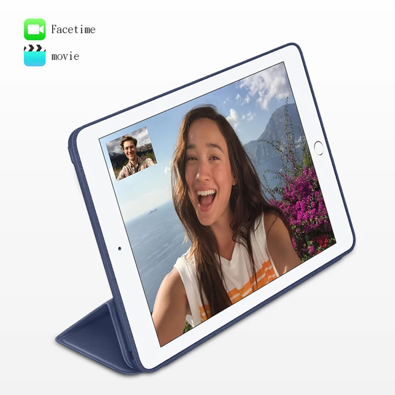 Оригинальный умный чехол для планшета защитный из искусственной кожи Apple i pad mini4 7