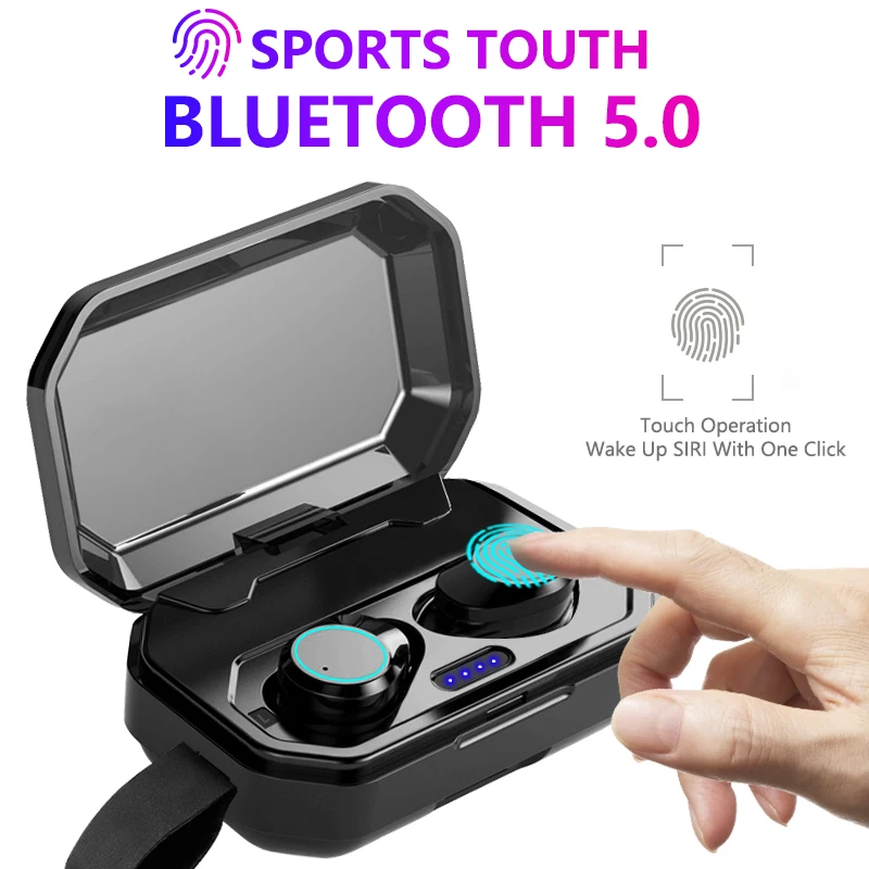 Наушники вкладыши X6 наушники TWS Bluetooth 5 0 Бег Спорт басовые Беспроводной для iphone