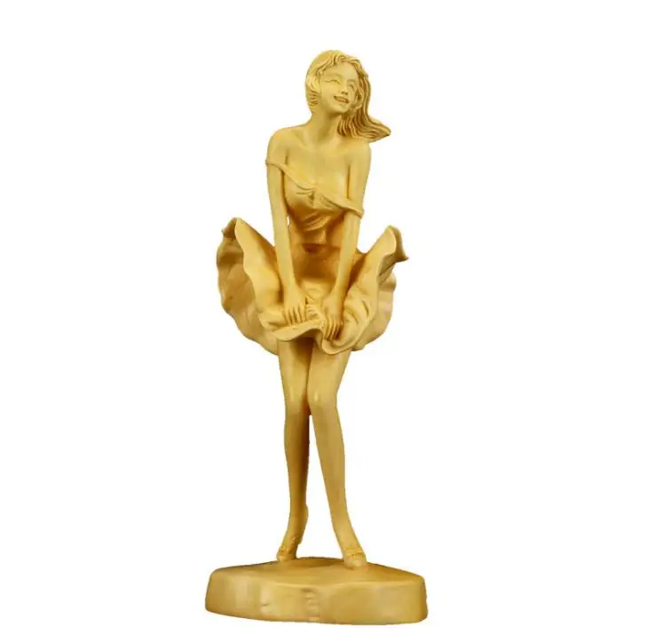 

Sexy Marilyn Monroe Collectors Action Figure Wood sculpture Crafts handcrafted Christmas Gift Collection Doll