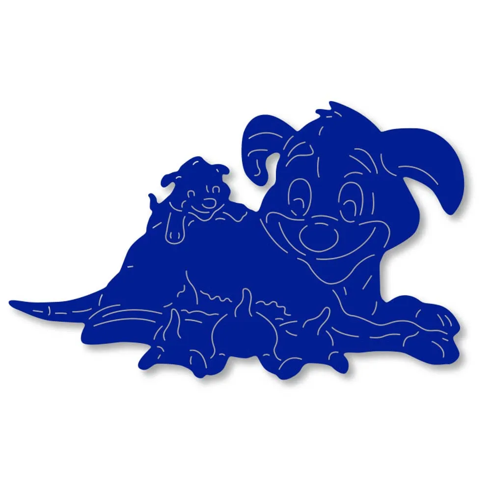 Estel Cute Puppy 75*45 мм металлические режущие штампы для рукоделия скрапбукинга