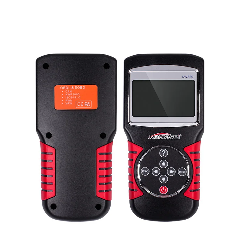 

2018 KW820 OBDII EOBD Automotive Errors Code Reader Scanner Diagnostic OBD2 Scan Tool Universal Auto OBD 2 Scaner PK VS890