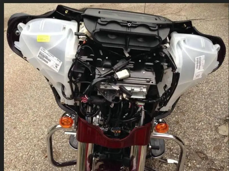Внутренняя обтекательная крышка динамика для Harley Touring Electra Street Glide FLHT FLHX FLHR 2014