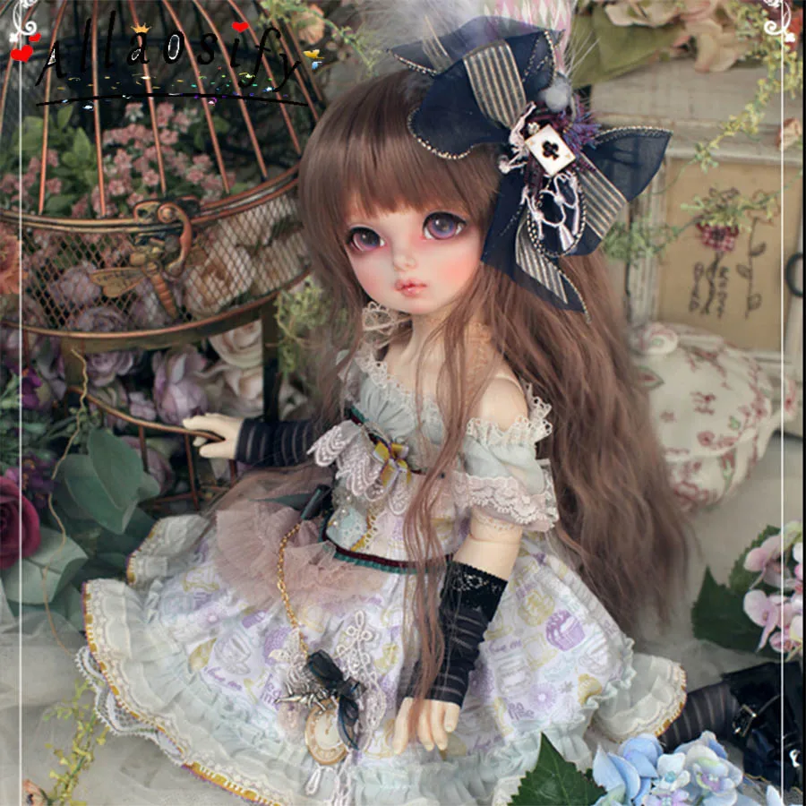 Allaosify модные Стиль 1/3 1/4 1/6 1/8 BJD DD кукла парики высокого Температура волокна